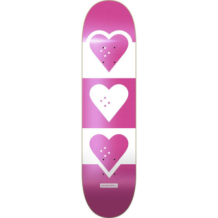 Heart Supply Squadron Skateboard Deck - Pink-ScootWorld.dk