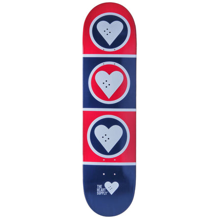 Heart Supply Squadron Skateboard Deck - Red-ScootWorld.dk