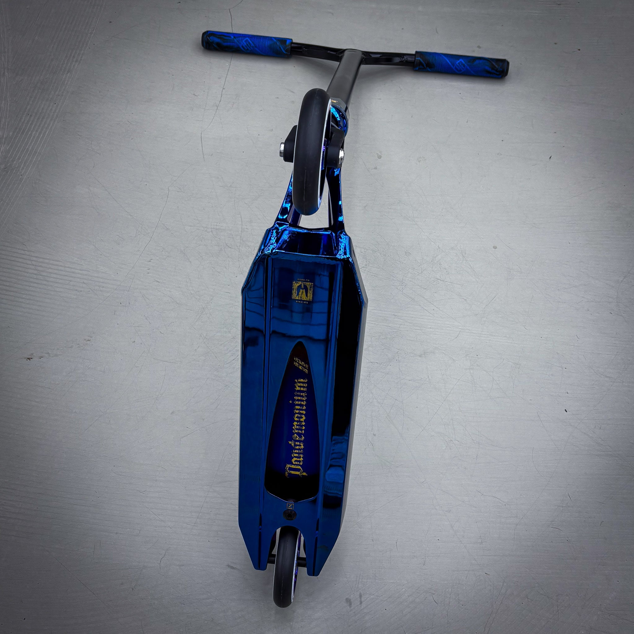 Striker Ethic Chrome Blue Custom Build - Blue/Black-ScootWorld.dk