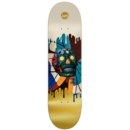 Jart Golden Skateboard Deck - Gold/Brown/Blue-ScootWorld.dk