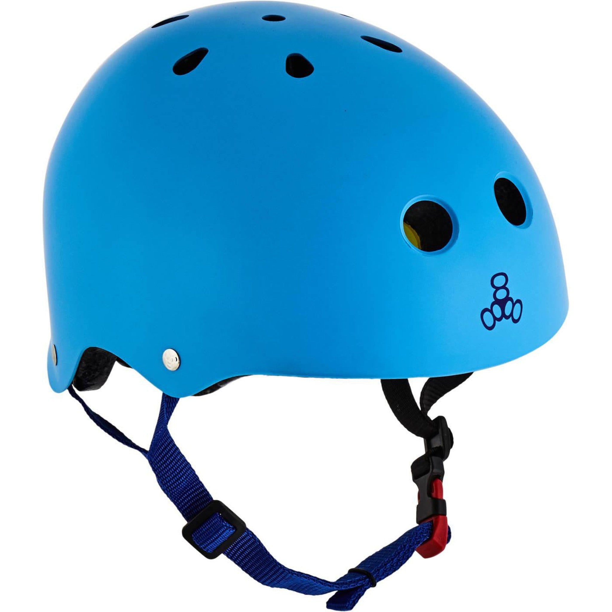 Triple Eight Dual Certified MIPS Skate Helmet Blue