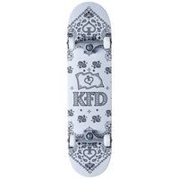 KFD Bandana Komplet Skateboard - White-ScootWorld.dk