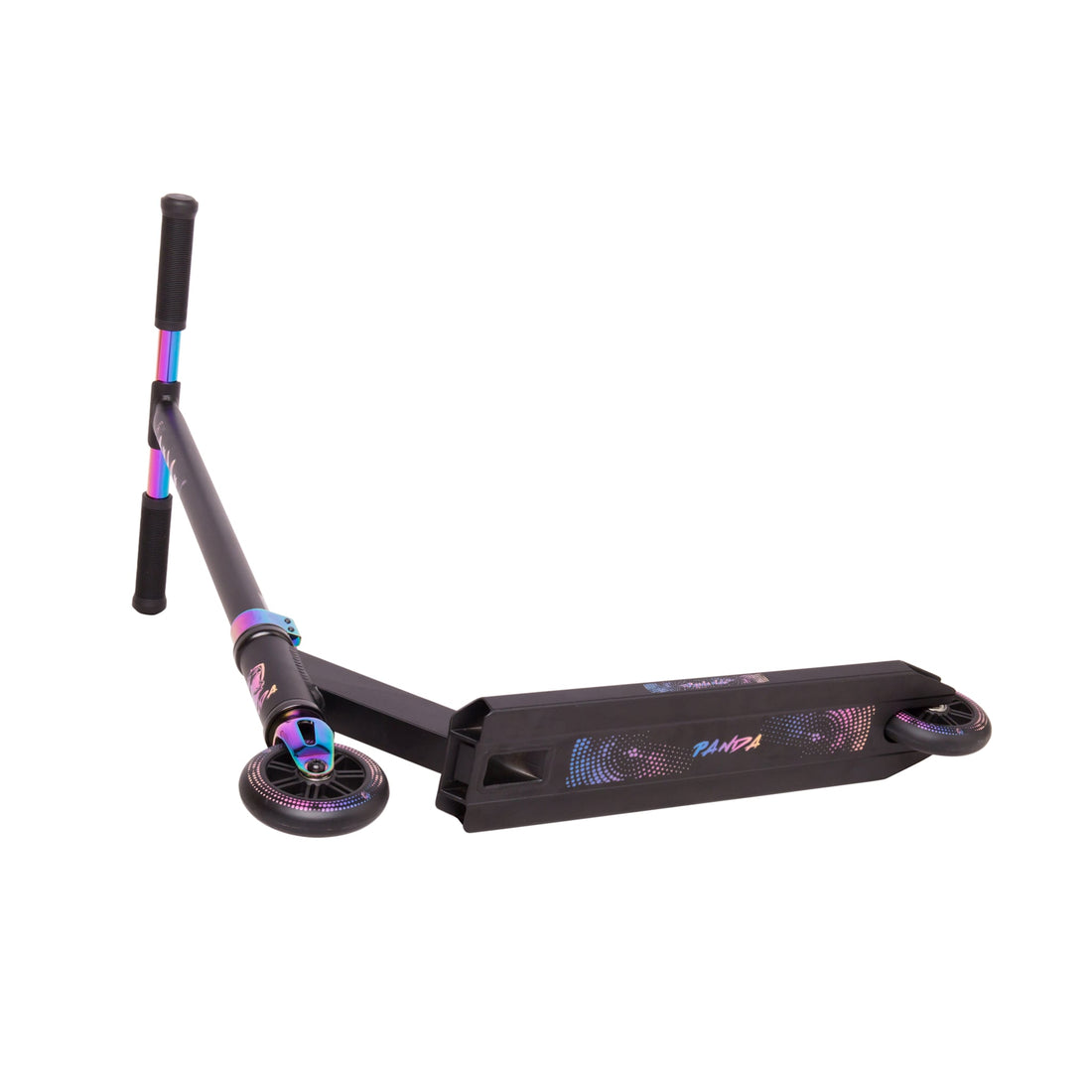 Panda Nubi Trick Løbehjul - Black/Rainbow-ScootWorld.dk