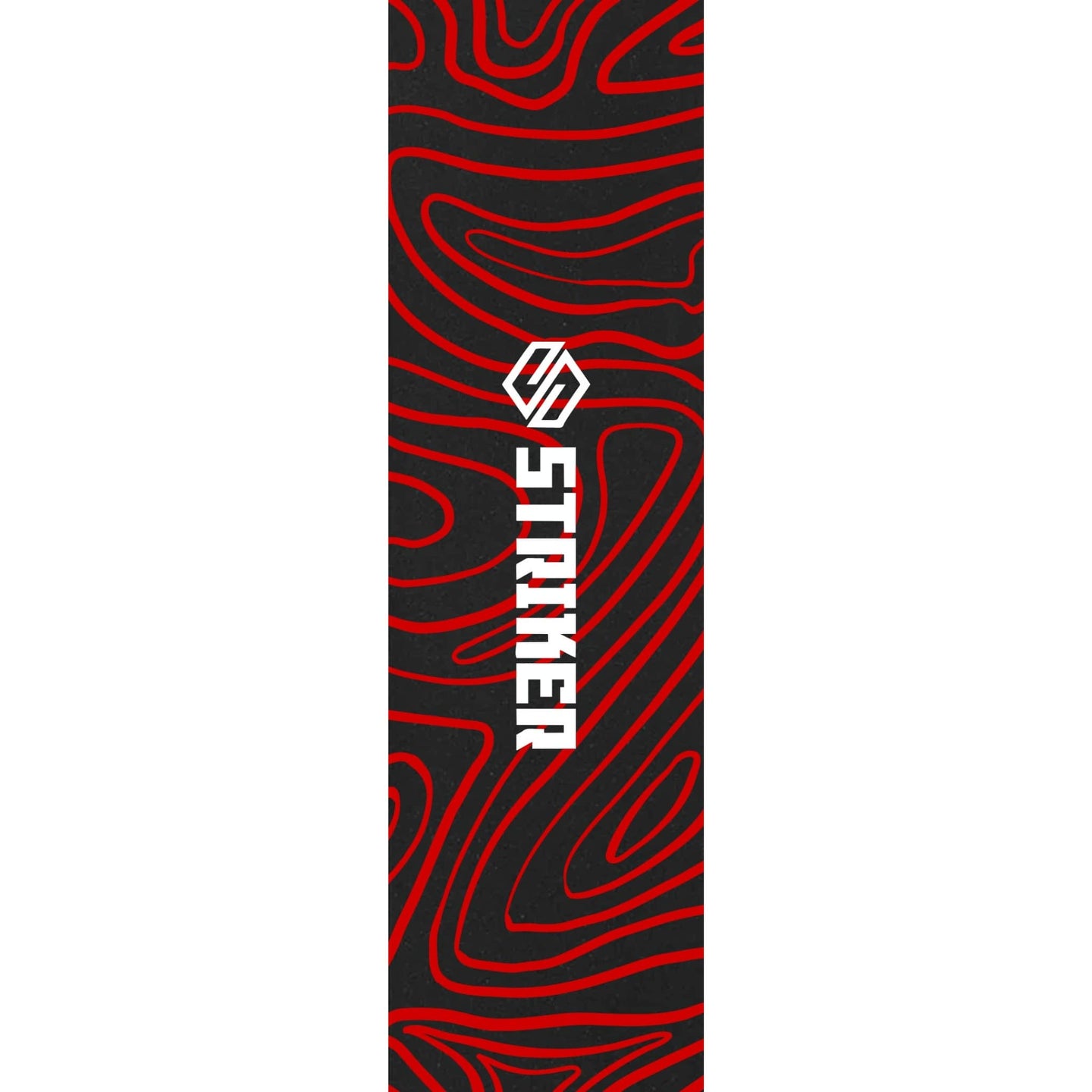 Striker 6.5" Griptape Til Løbehjul - Topo Swirl Red-ScootWorld.dk