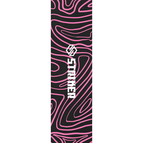 Striker 6.5" Griptape Til Løbehjul - Topo Swirl Pink-ScootWorld.dk