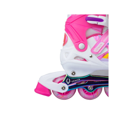 VENOR Ignite LED Inliners - Shiny Pink-ScootWorld.dk