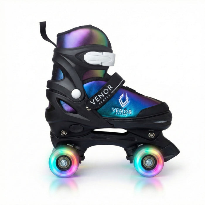 VENOR Ignite LED Side-By-Side Rulleskøjter - Chameleon Rainbow