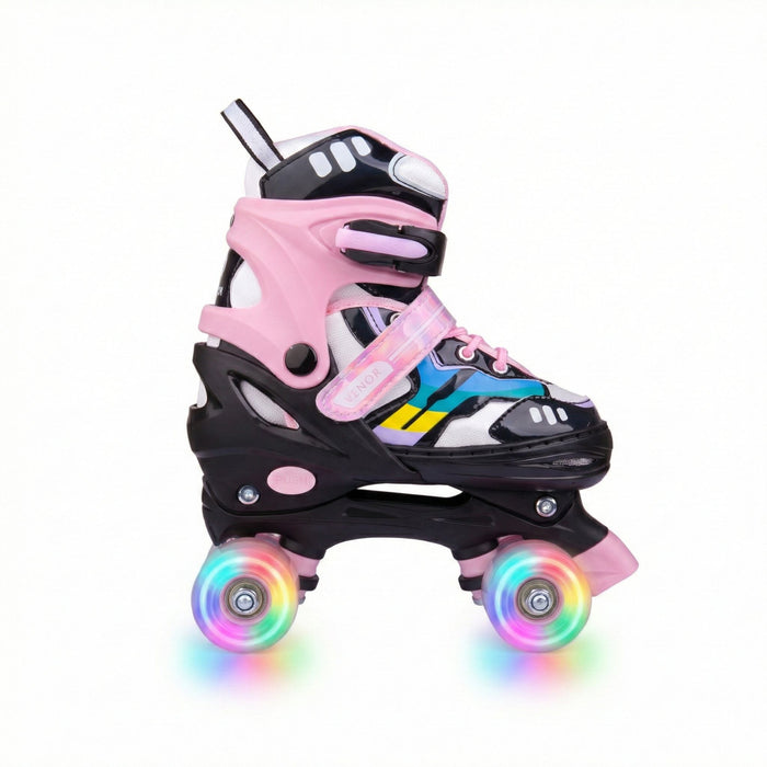 VENOR Ignite LED Side-By-Side Rulleskøjter - Black/Pink