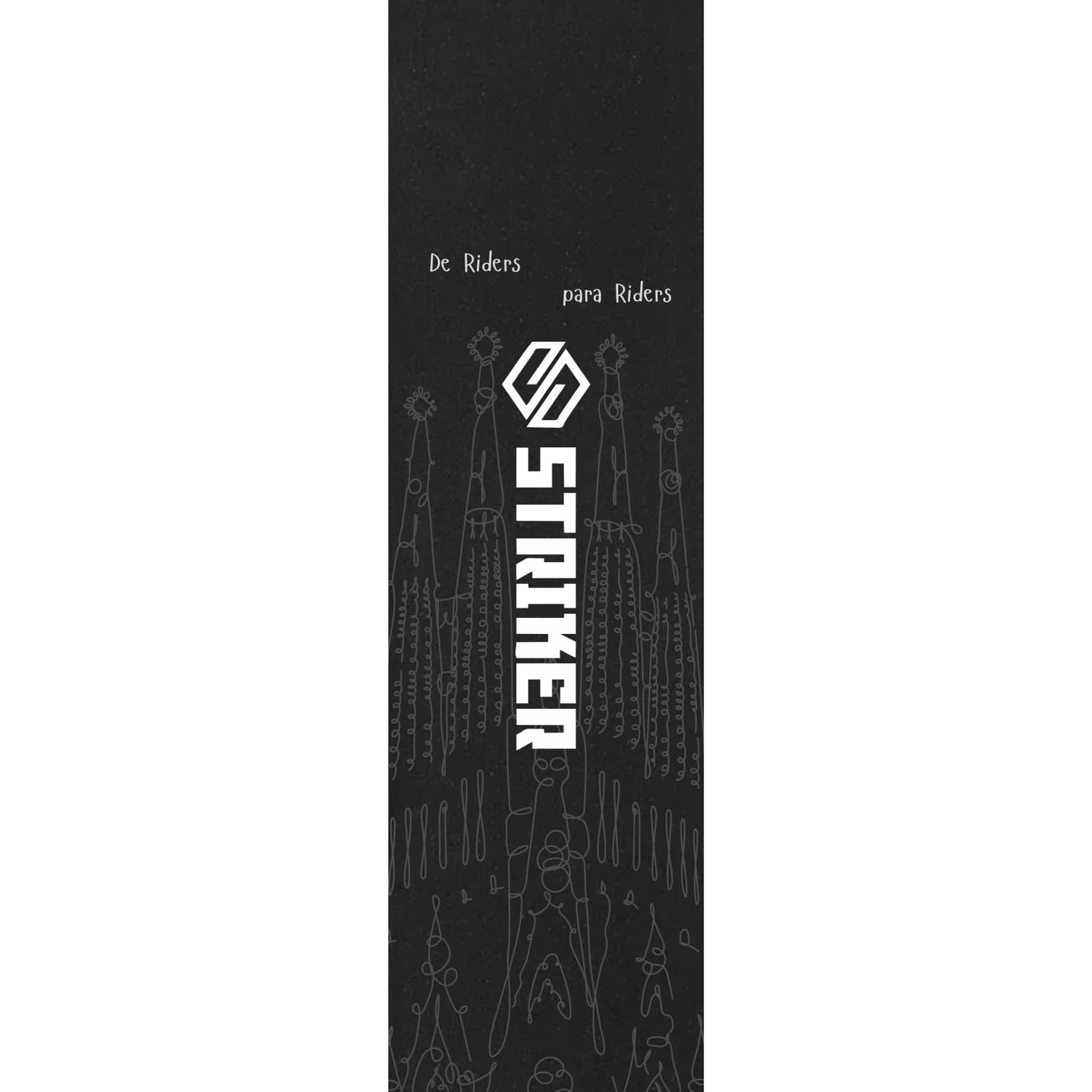 Striker 6.5" Griptape Til Løbehjul - De Riders Para Riders-ScootWorld.dk