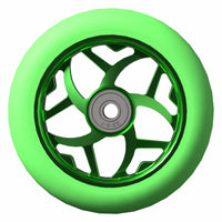 Striker Essence V3 Colorblast PU 110mm Hjul Til Løbehjul - Green-ScootWorld.dk