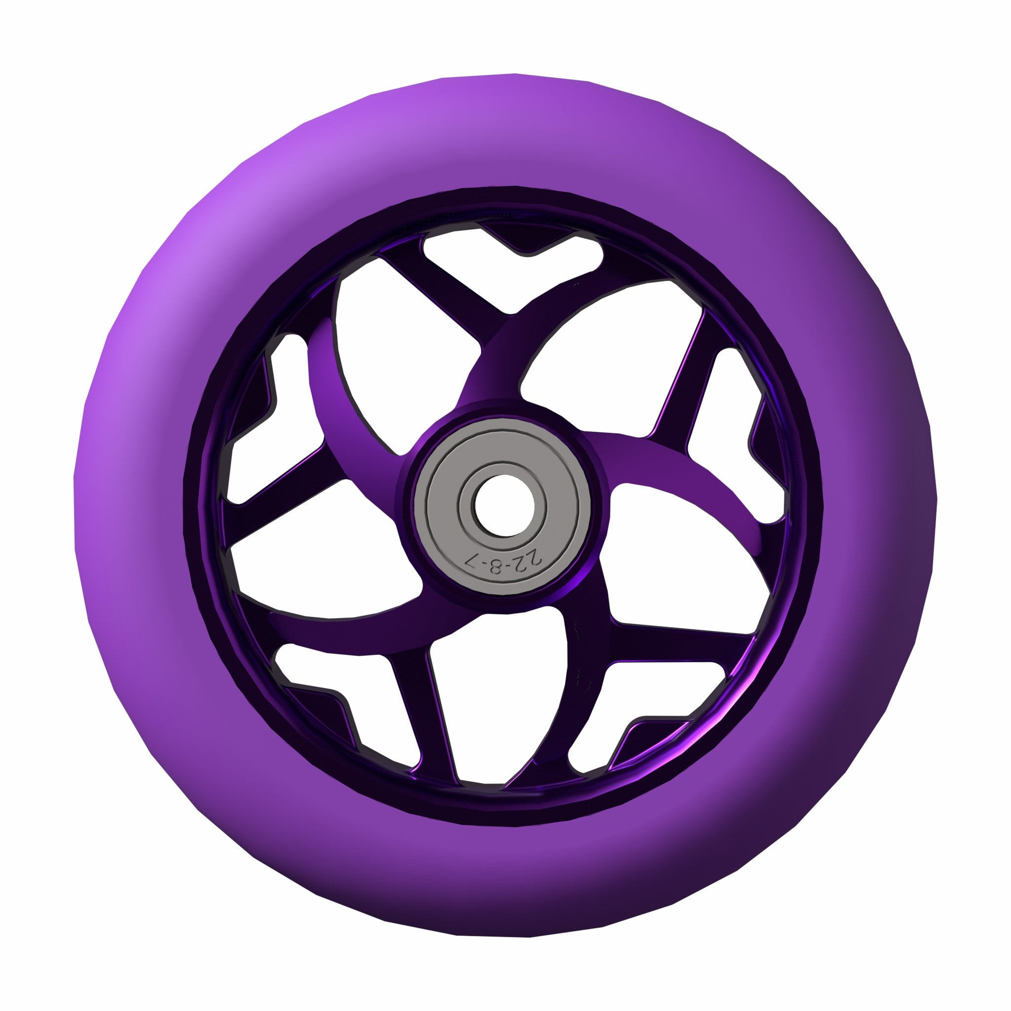 Striker Essence V3 Colorblast PU 110mm Hjul Til Løbehjul - Purple-ScootWorld.dk