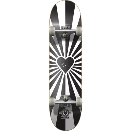 Heart Supply Burst Logo Komplet Skateboard - Black-ScootWorld.dk