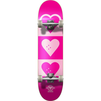 Heart Supply Quadron Logo Komplet Skateboard - Pink-ScootWorld.dk