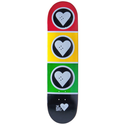 Heart Supply Squadron Skateboard Deck - Rasta-ScootWorld.dk