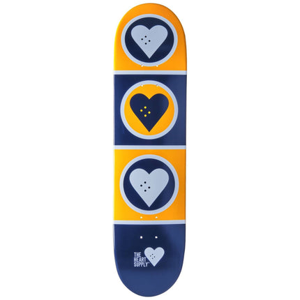 Heart Supply Squadron Skateboard Deck - Yellow-ScootWorld.dk