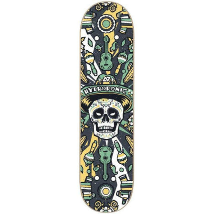Hydroponic Mexican Skull 2.0 Skateboard Deck - Black-ScootWorld.dk