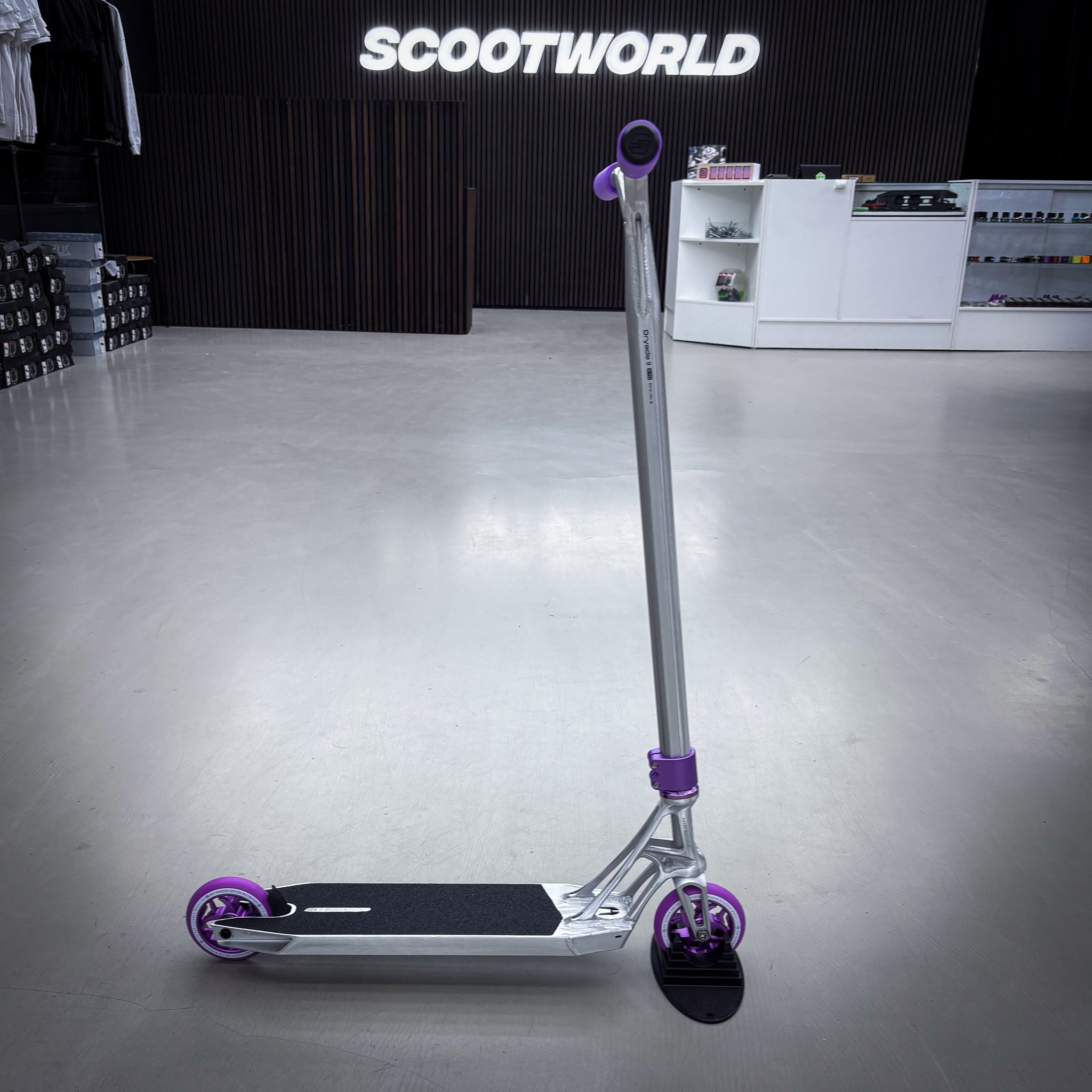 Striker Ethic Silver/Purple 500 Custom Build - Black/Purple-ScootWorld.dk