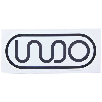 Indo Logo Klistermærke Til Løbehjul - Hvid-ScootWorld.dk