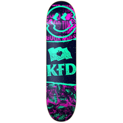 KFD Logo DIY Skateboard Deck - Purple-ScootWorld.dk