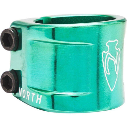 North Axe V2 Double Clamp - Emerald-ScootWorld.dk