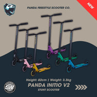 Panda Initio V2 Trick Løbehjul - Black/Grey-ScootWorld.dk