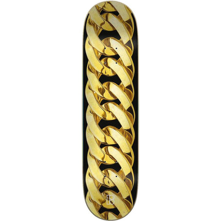 Plan B Chain Skateboard Deck - Chain Gold-ScootWorld.dk
