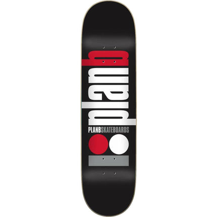 Plan B Classic Skateboard Deck - Black-ScootWorld.dk
