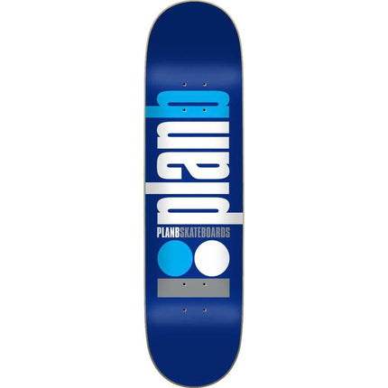 Plan B Classic Skateboard Deck - Blue-ScootWorld.dk