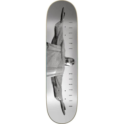 Plan B Cristo Felipe Skateboard Deck - Grey-ScootWorld.dk