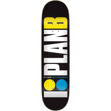 Plan B Team OG Skateboard Deck - Neon-ScootWorld.dk