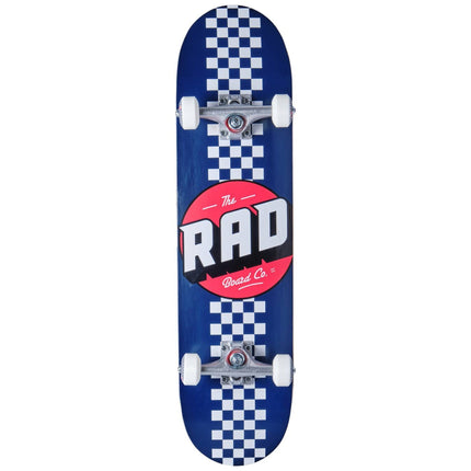 RAD Checker Stripe Komplet Skateboard - Navy-ScootWorld.dk