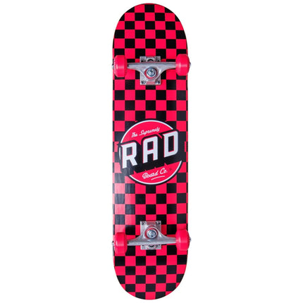 RAD Checkers Komplet Skateboard - Rød-ScootWorld.dk