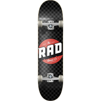 RAD Checkers Progressive Komplet Skateboard - Black/Grey-ScootWorld.dk