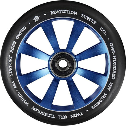 Revolution Supply Twin Core 110mm Hjul Til Løbehjul - Blue-Blue-ScootWorld