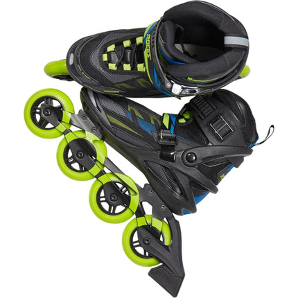 Roces Helium TIF Inliners - Black/Lime-ScootWorld.dk