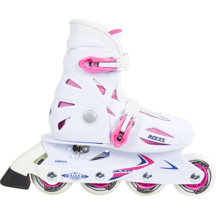 Roces Orlando III Inliners Pige - White/Pink-ScootWorld.dk