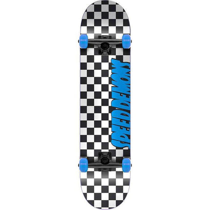 Speed Demons Checkers Komplet Skateboard - Checkers Blue-ScootWorld.dk