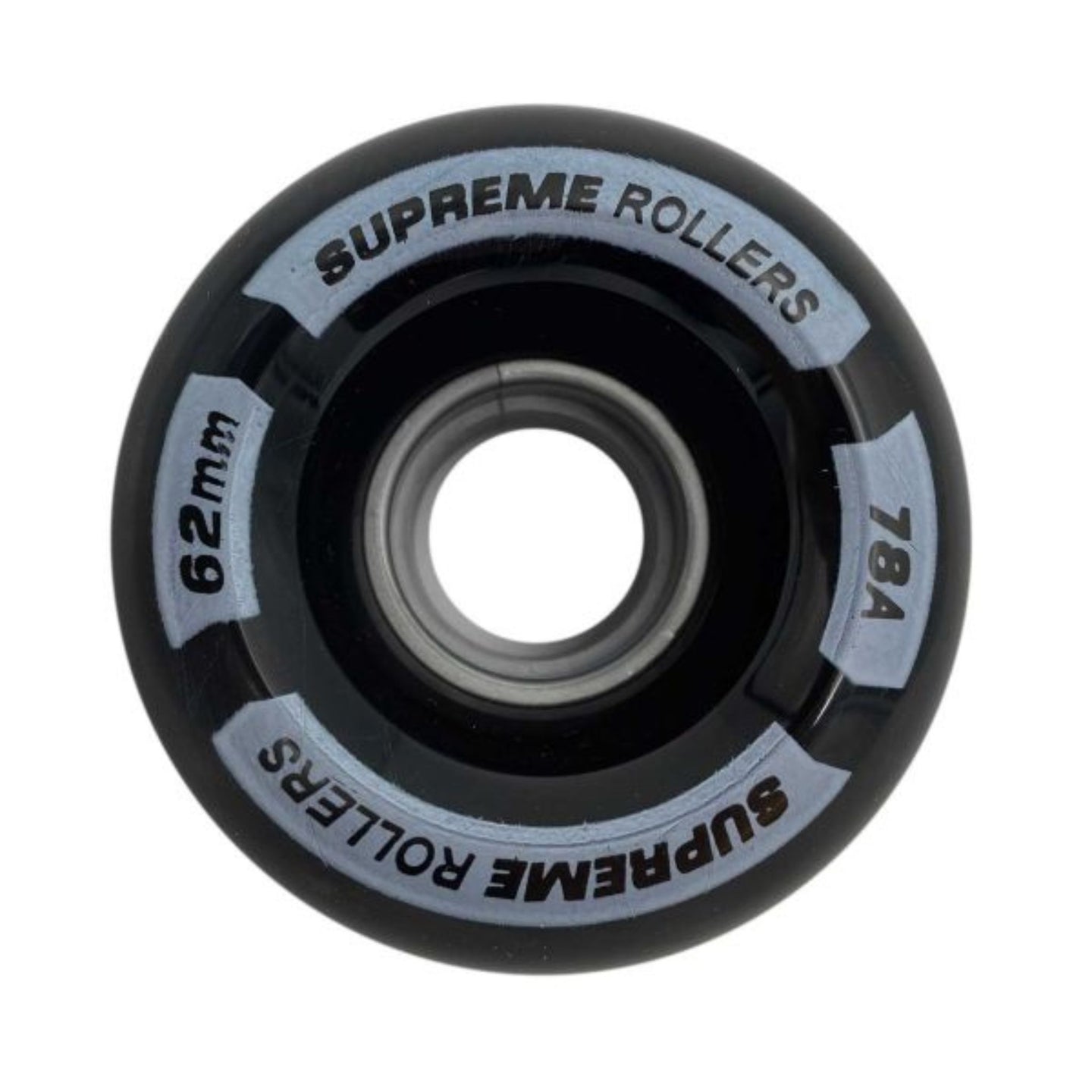 Supreme Rollers Quad Hjul 62mm/78A - Black-ScootWorld.dk