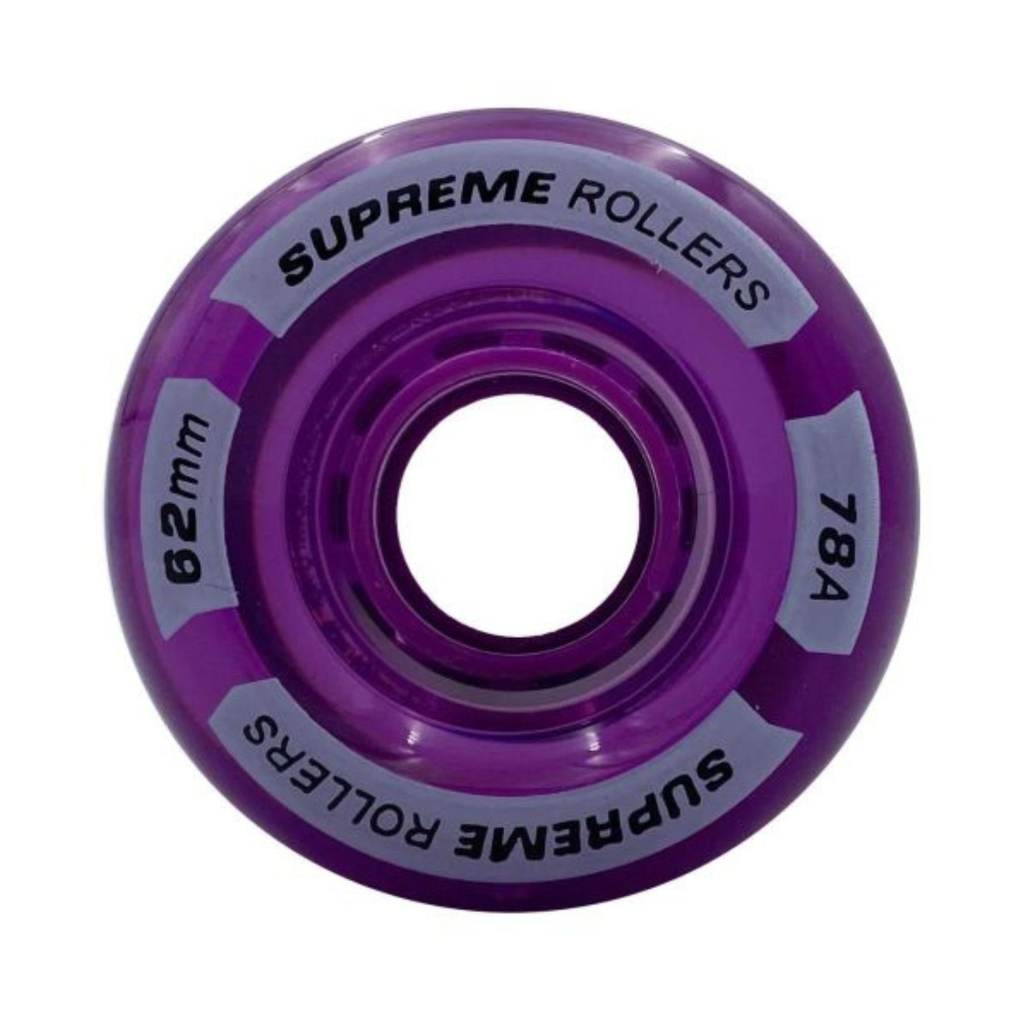 Supreme Rollers Quad Hjul 62mm/78A - Purple-ScootWorld.dk