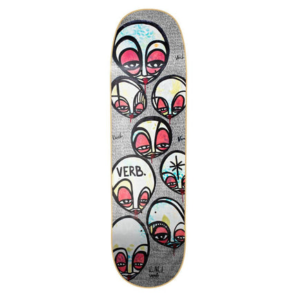 Verb Skateboard Deck - Faces Gray-ScootWorld.dk