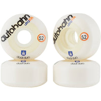 Autobahn Dual Duro Ultra Classic 97A Skateboard Hjul 4-Pak - White-ScootWorld.dk