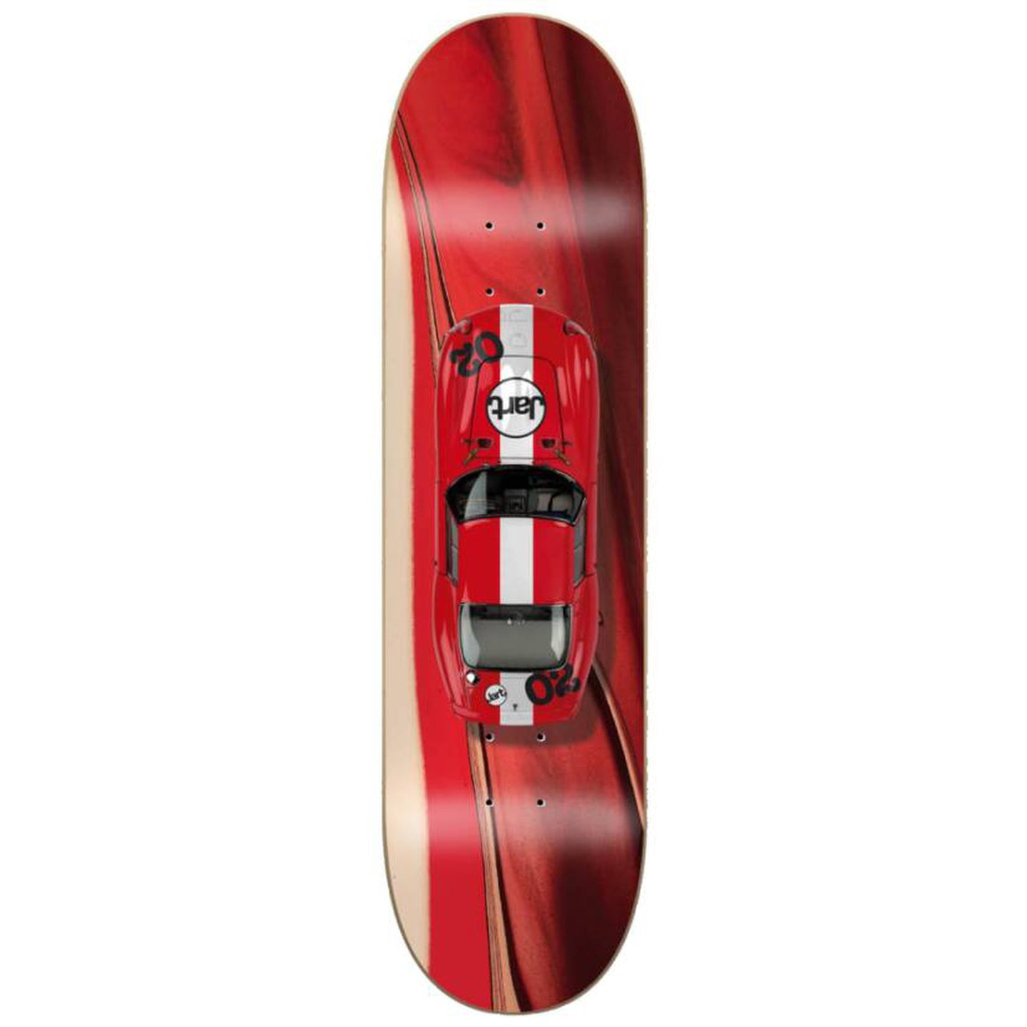 Jart Fuel Skateboard Deck - Red-ScootWorld.dk