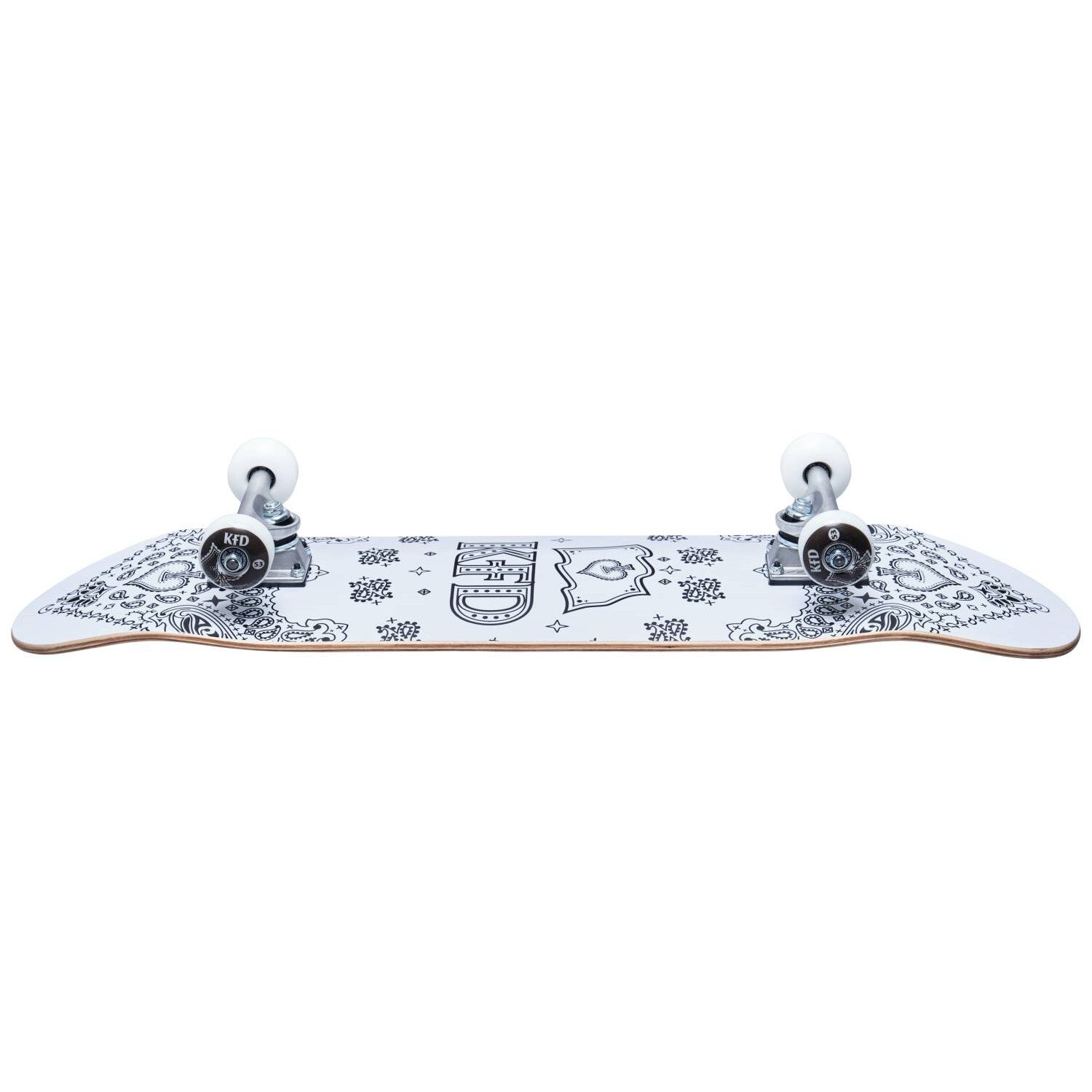 KFD Bandana Komplet Skateboard - White-ScootWorld.dk