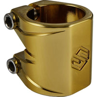 Striker Essence V2 Double Clamp til Løbehjul - Gold Chrome-ScootWorld.dk