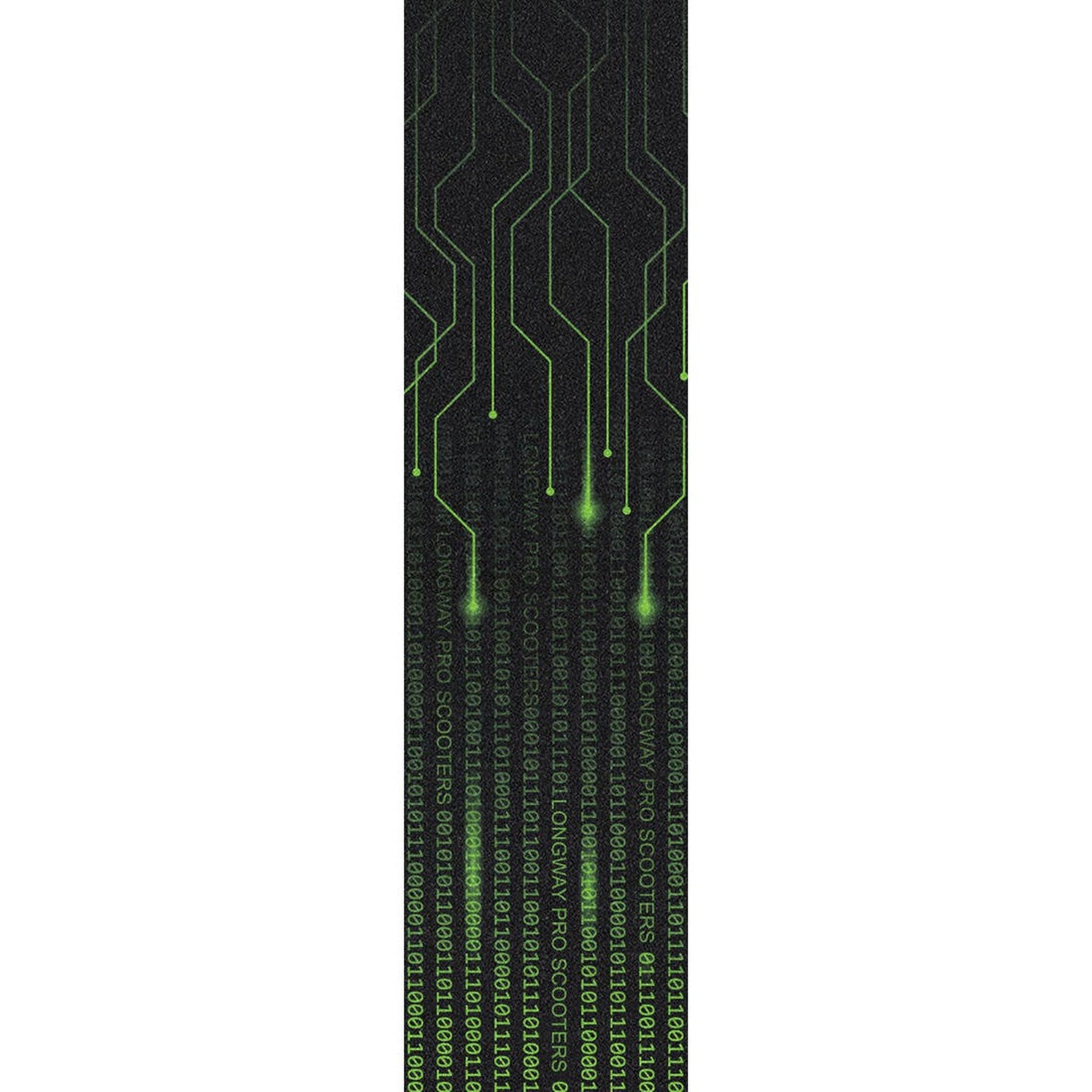 Longway Printed Griptape til Løbehjul - Matrix Green-ScootWorld.dk