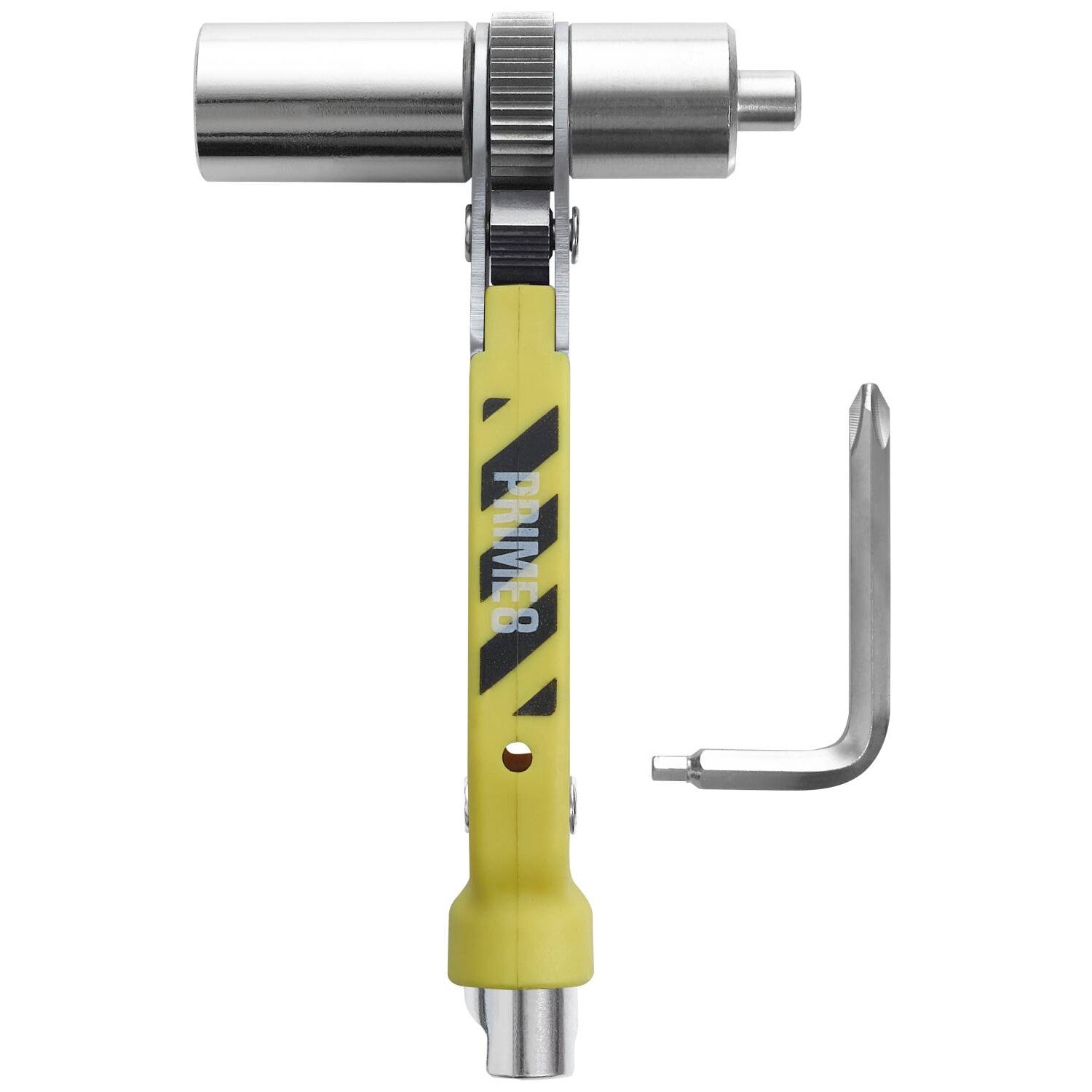 Prime8 Number-1 Ratchet Skate Tool - Gul-ScootWorld.dk