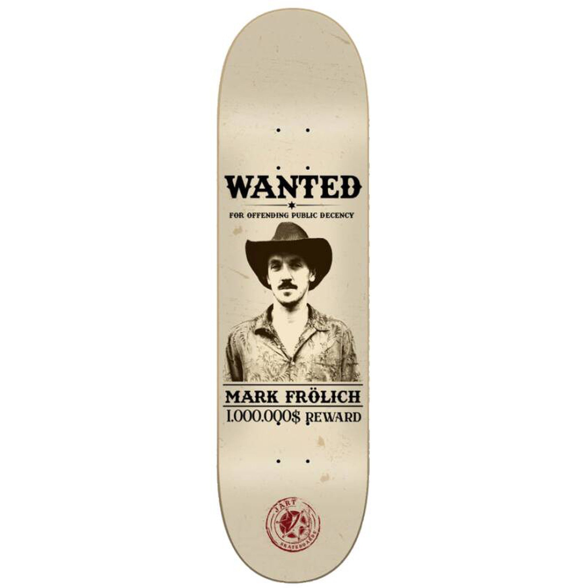 Jart Mark Frolich Pro Skateboard Deck - Wanted-ScootWorld.dk