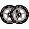 Proto Sliders Hjul Til Løbehjul 2-Pak - Black/Raw