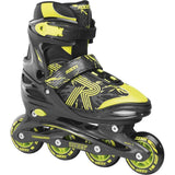 Roces Jokey 3.0 Inliners Børn - Black/Lime-ScootWorld.dk