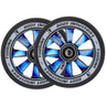 Root Industries Turbine Sort Hjul Til Løbehjul - Blue Chrome